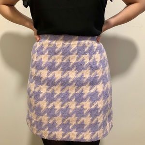 Lavender/Cream Winter Skirt